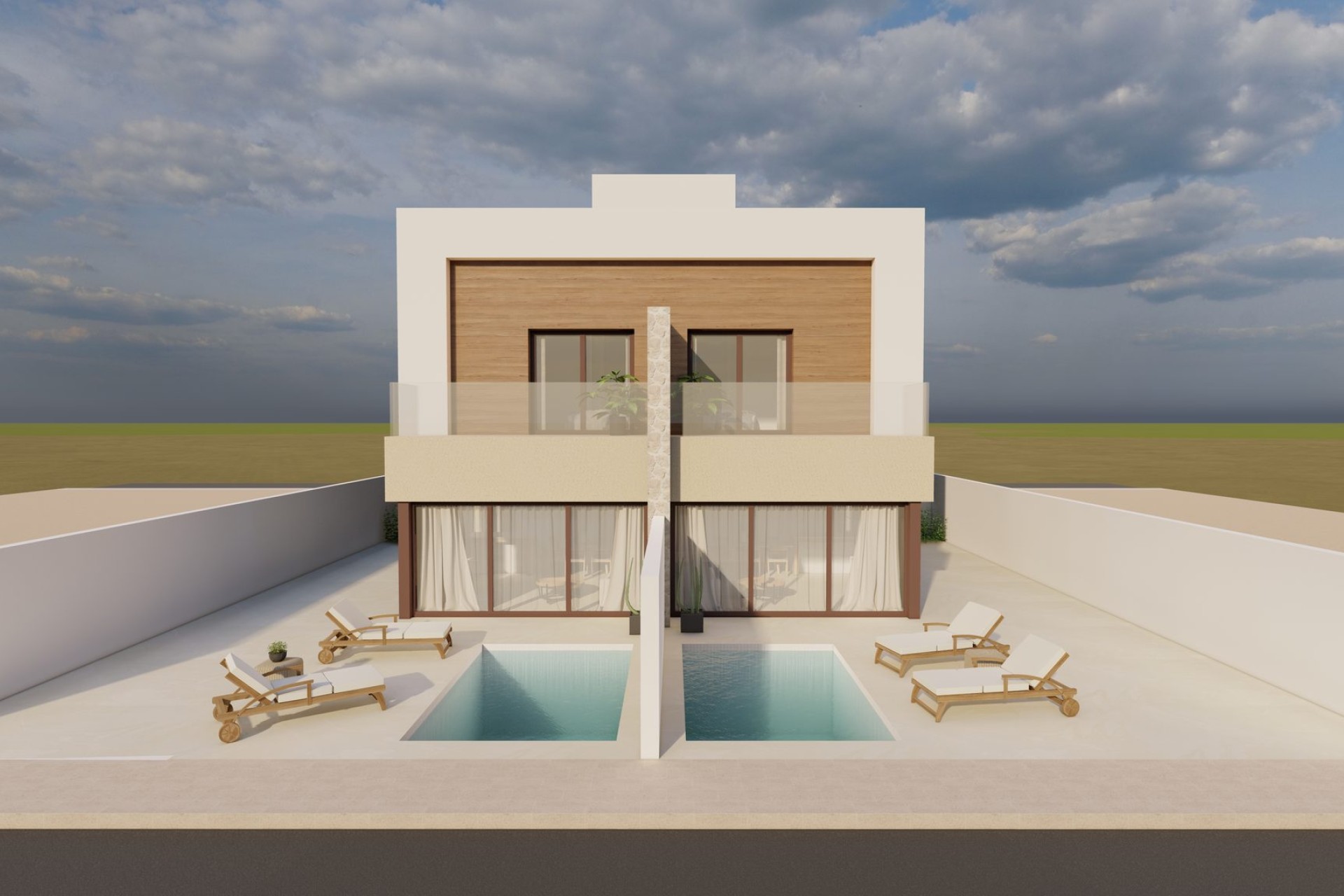 Новое здание - town house - Santiago de la Ribera
