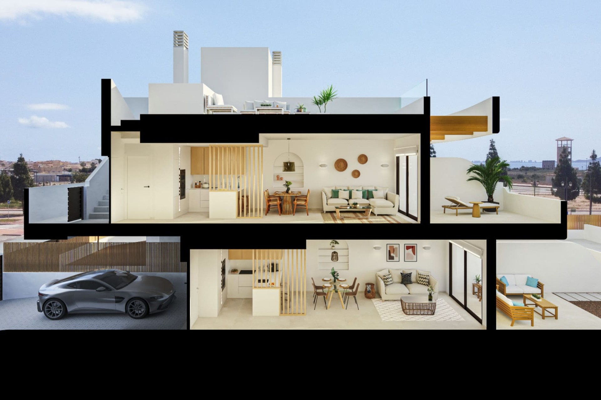 Nowy budynek - low-bungalow - Los Alcázares