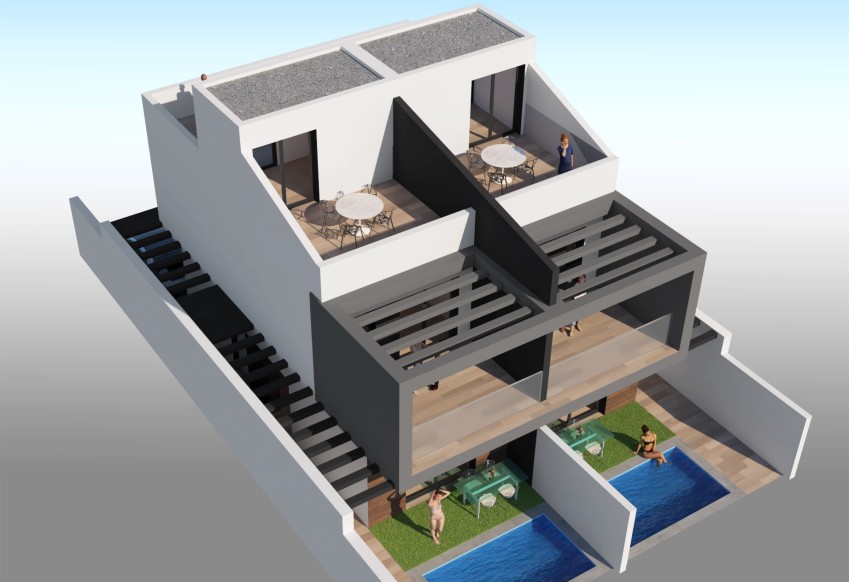 Nowy budynek - semi-detached - San Javier