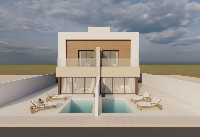 Nowy budynek - town house - Santiago de la Ribera