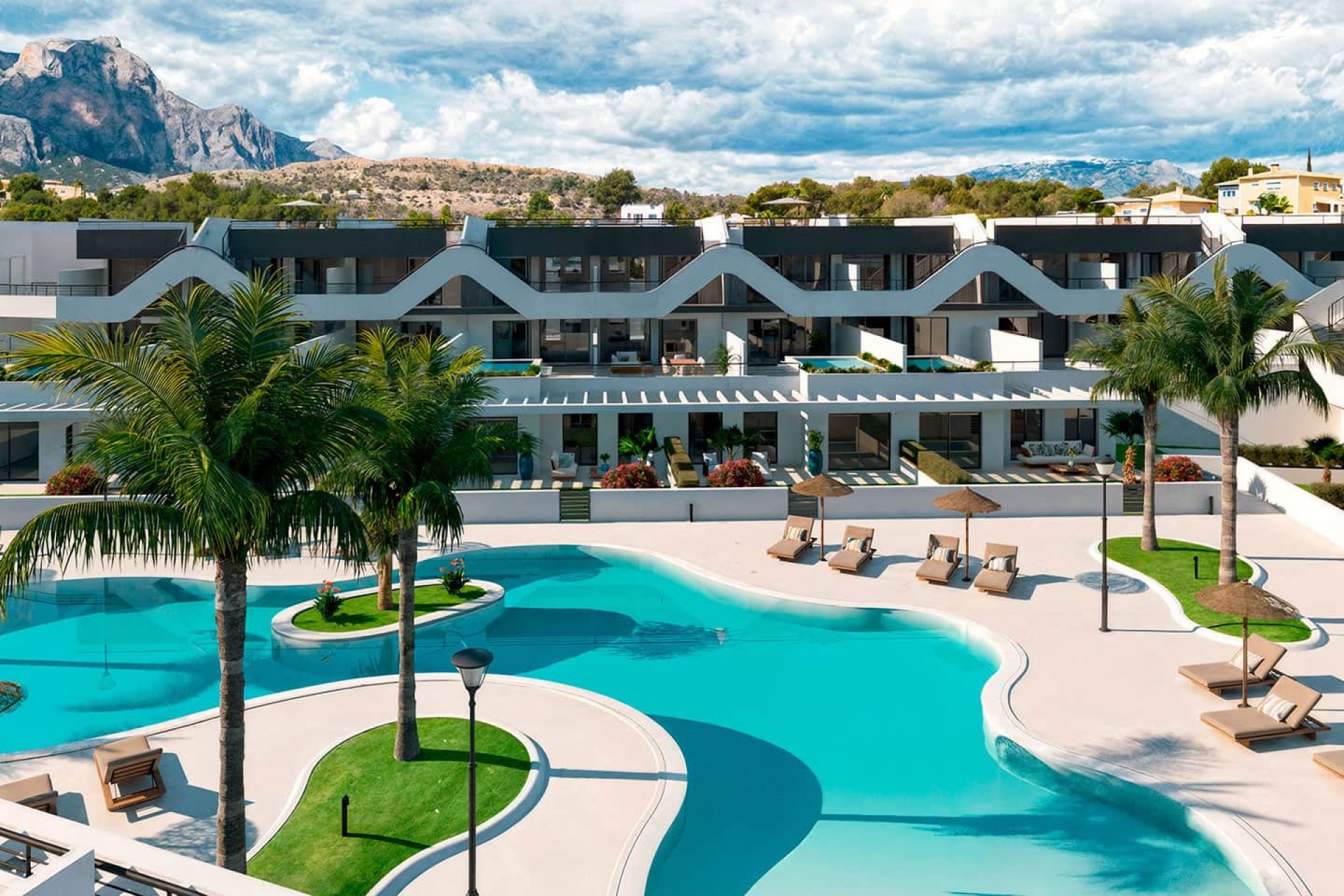 Nybyggnation - high-bungalow - Alfaz del Pi