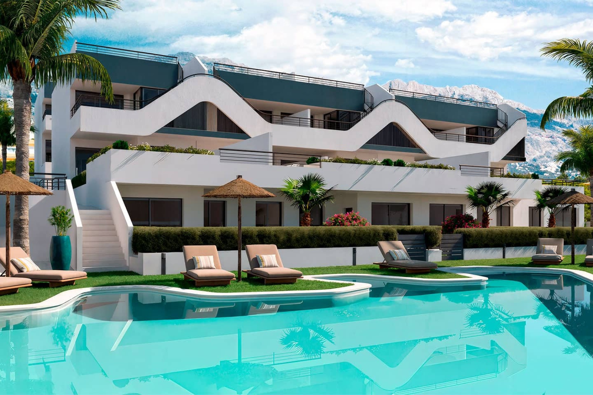 Nybyggnation - high-bungalow - Alfaz del Pi