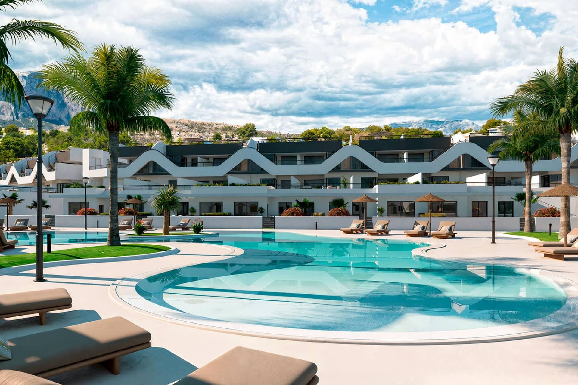 Nybyggnation - low-bungalow - Alfaz del Pi