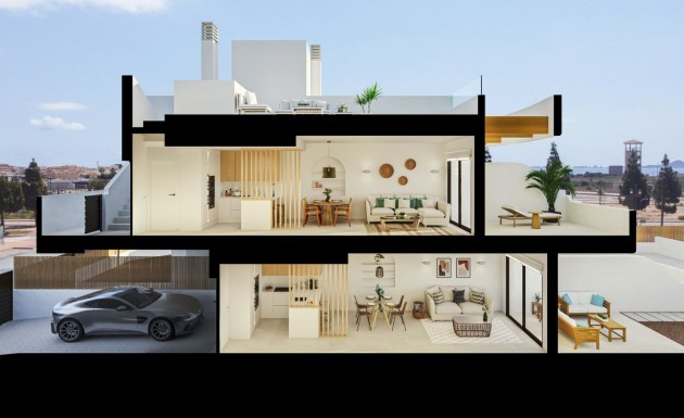 Nowy budynek - low-bungalow - Los Alcázares